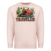 Pale Pink traveler Premium Sweatshirt - JahusDesignShop