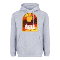 Heather Grey crater of diamonds state park arkansas Heavyweight Hoodie - baoMotion