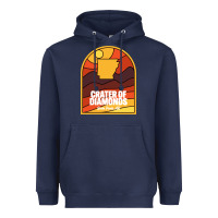 Navy crater of diamonds state park arkansas Heavyweight Hoodie - baoMotion