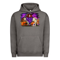 Pigment Tornado Charolais Bull Halloween Urban Hoodie - RanaPortraitStore