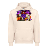 Sandshell Charolais Bull Halloween Urban Hoodie - RanaPortraitStore