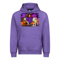 Tulip Charolais Bull Halloween Urban Hoodie - RanaPortraitStore