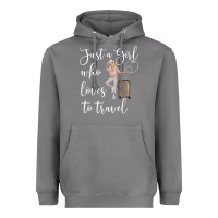 Storm just a girl who loves to travel traveling women nomad t shirt Heavyweight Hoodie - baoMotion