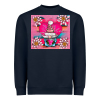Navy v.d gnome and lotus tumbler Heavyweight Sweatshirt - AdoDesignShop