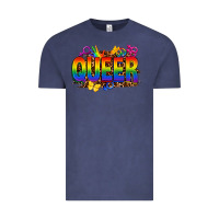 Vintage Denim queer Vintage Tee - FaDigitalArtStudio