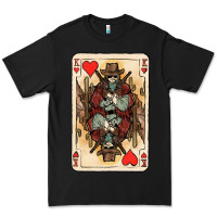 Black King Of Hearts Cowboy Premium Tee - HowdyJamesFarm