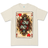 Bone King Of Hearts Cowboy Premium Tee - HowdyJamesFarm