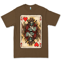 Cacao King Of Hearts Cowboy Premium Tee - HowdyJamesFarm