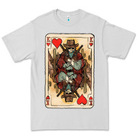 Dove Grey King Of Hearts Cowboy Premium Tee - HowdyJamesFarm