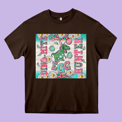 Dino Mite Egg Hunter Heavy Core Tee Designed By Tumblerdesignbyshophia