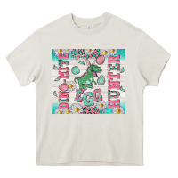 Cream dino mite egg hunter Heavy Core Tee - TumblerDesignByShophia