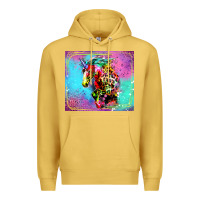 Antique Gold Colorful Unicorn Horse Premium Hoodie - LillyAllenDesigns