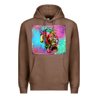 Chestnut Colorful Unicorn Horse Premium Hoodie - LillyAllenDesigns