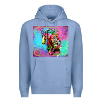 Colony Blue Colorful Unicorn Horse Premium Hoodie - LillyAllenDesigns