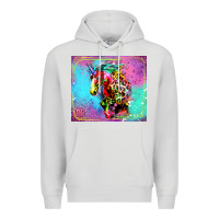 Dove Grey Colorful Unicorn Horse Premium Hoodie - LillyAllenDesigns