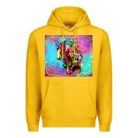 Lemon Colorful Unicorn Horse Premium Hoodie - LillyAllenDesigns