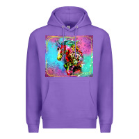 Purple Colorful Unicorn Horse Premium Hoodie - LillyAllenDesigns