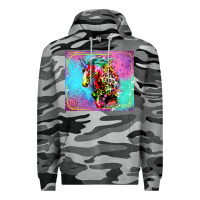 Slate Camo Colorful Unicorn Horse Premium Hoodie - LillyAllenDesigns
