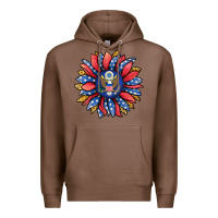 Chestnut american sunflower Premium Hoodie - Jasminsmagicworld