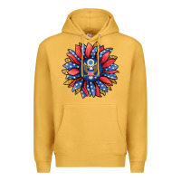 Mustard american sunflower Premium Hoodie - Jasminsmagicworld