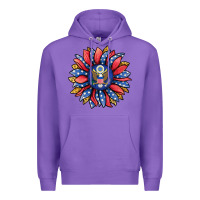 Purple american sunflower Premium Hoodie - Jasminsmagicworld