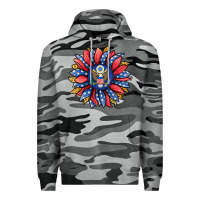Slate Camo american sunflower Premium Hoodie - Jasminsmagicworld