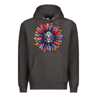 Smoke american sunflower Premium Hoodie - Jasminsmagicworld