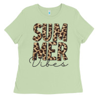 Matcha summer vibes leopard Ladies Tee - CowCowDesign