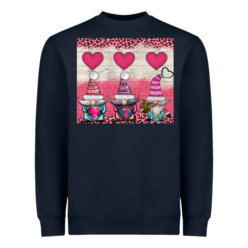 V.d 3 Gnomes And Hearts Heavyweight Sweatshirt by AdoDesignShop | Teevron