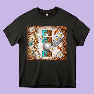 Senior 2023 Volleyball Heavy Core Tee Designed By Tumblerdesignbyshophia