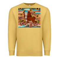 Antique Gold football hereford sunflower tumbler Premium Sweatshirt - JahusDesignShop