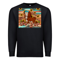 Black football hereford sunflower tumbler Premium Sweatshirt - JahusDesignShop