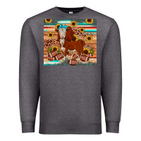 Football Hereford Sunflower Tumbler Premium Sweatshirt | Teevron