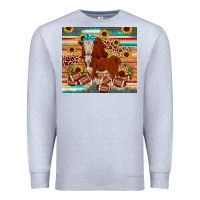 Heather Grey football hereford sunflower tumbler Premium Sweatshirt - JahusDesignShop