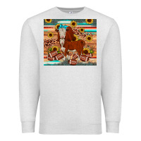 Oatmeal Heather football hereford sunflower tumbler Premium Sweatshirt - JahusDesignShop