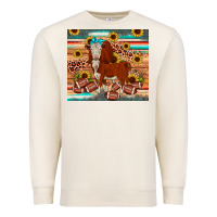 Sandshell football hereford sunflower tumbler Premium Sweatshirt - JahusDesignShop