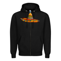 Black sombrero Zipper Hoodie - AdoDesignShop