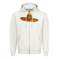 Oatmeal Heather sombrero Zipper Hoodie - AdoDesignShop
