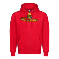 Red sombrero Zipper Hoodie - AdoDesignShop