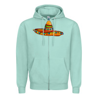 Seafoam sombrero Zipper Hoodie - AdoDesignShop