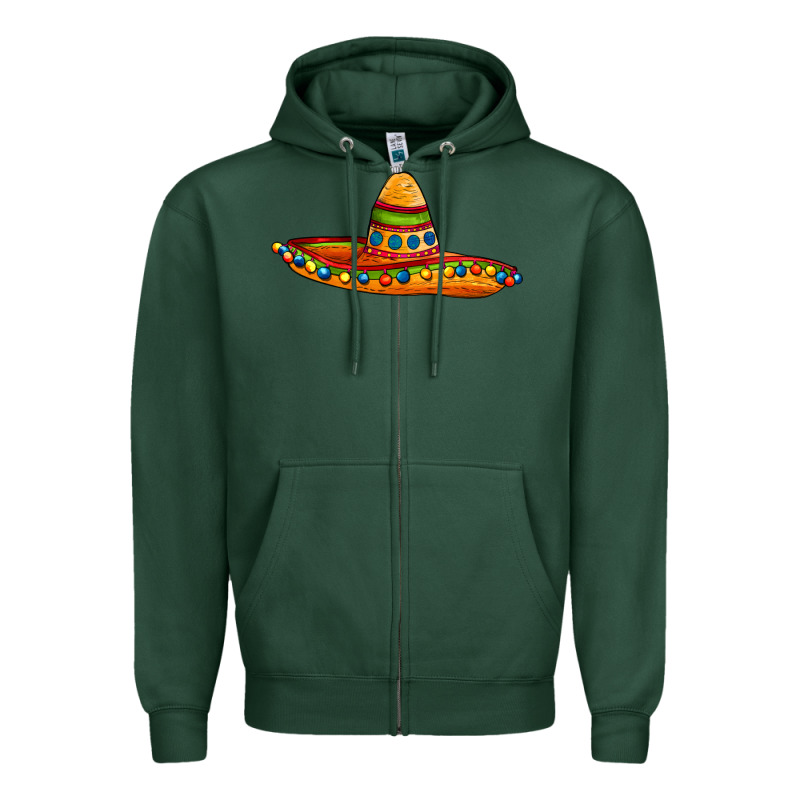 Sombrero Zipper Hoodie by AdoDesignShop | Teevron