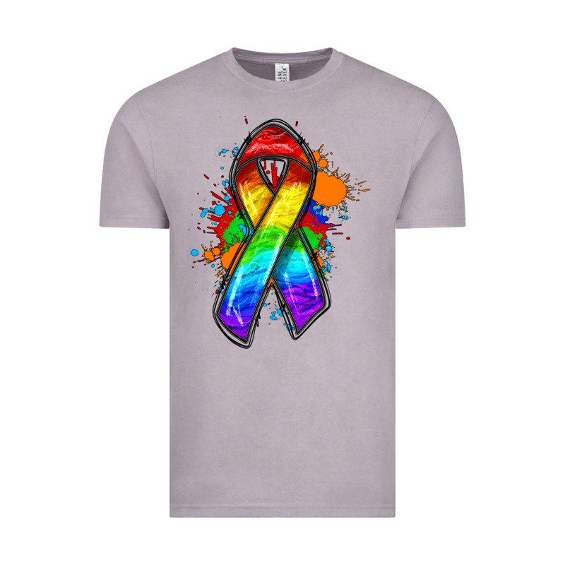 Pride Ribbon Vintage Tee by FaDigitalArtStudio | Teevron
