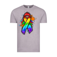 Vintage Zinc Pride ribbon Vintage Tee - FaDigitalArtStudio