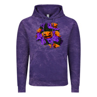 Cloud Purple halloween pumpkin patch  1 Vintage Hoodie - BundleAndBundleShop