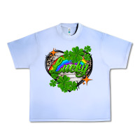 Grape Ice lucky heart St. Patricks Day Urban Heavy Tee - FaDigitalArtStudio