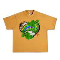Peanut Butter lucky heart St. Patricks Day Urban Heavy Tee - FaDigitalArtStudio