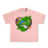 Salmon lucky heart St. Patricks Day Urban Heavy Tee - FaDigitalArtStudio