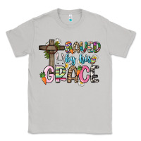 Moon Dust Saved by his grace Easter Day Classic Tee - HowdyJamesFarm