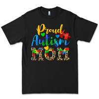 Black proud autism mom Premium Tee - CowGirlArtShop