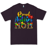 Plum proud autism mom Premium Tee - CowGirlArtShop